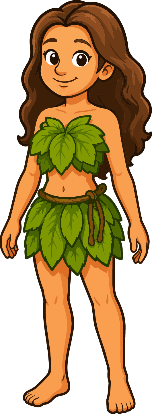 Eve Standing with a Smile