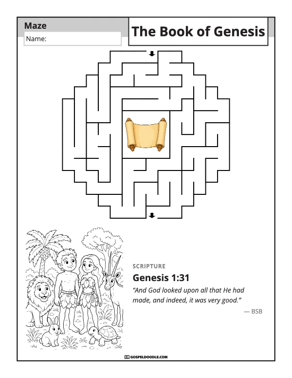 The Book of Genesis Maze
