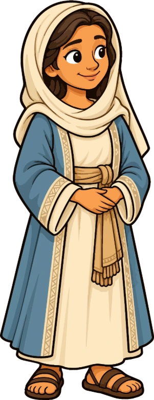 Mary Smiling Clipart